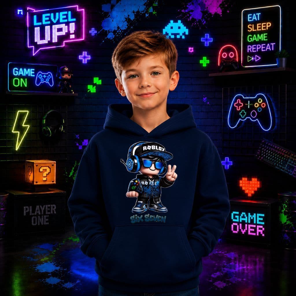 Moletom Agasalho Infantil Gamer Six Seven Flanelado Unissex