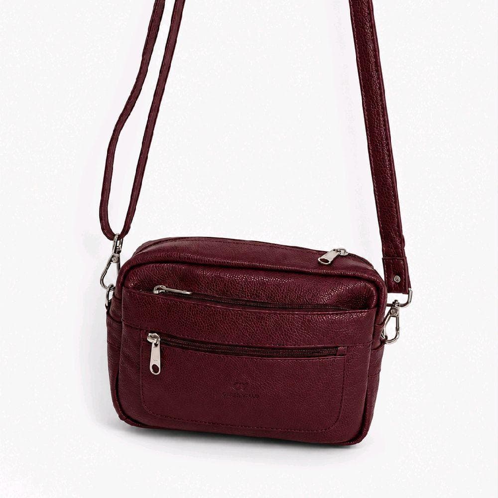 BOLSA DE COURO FEMININA DE MULHER DE OMBRO