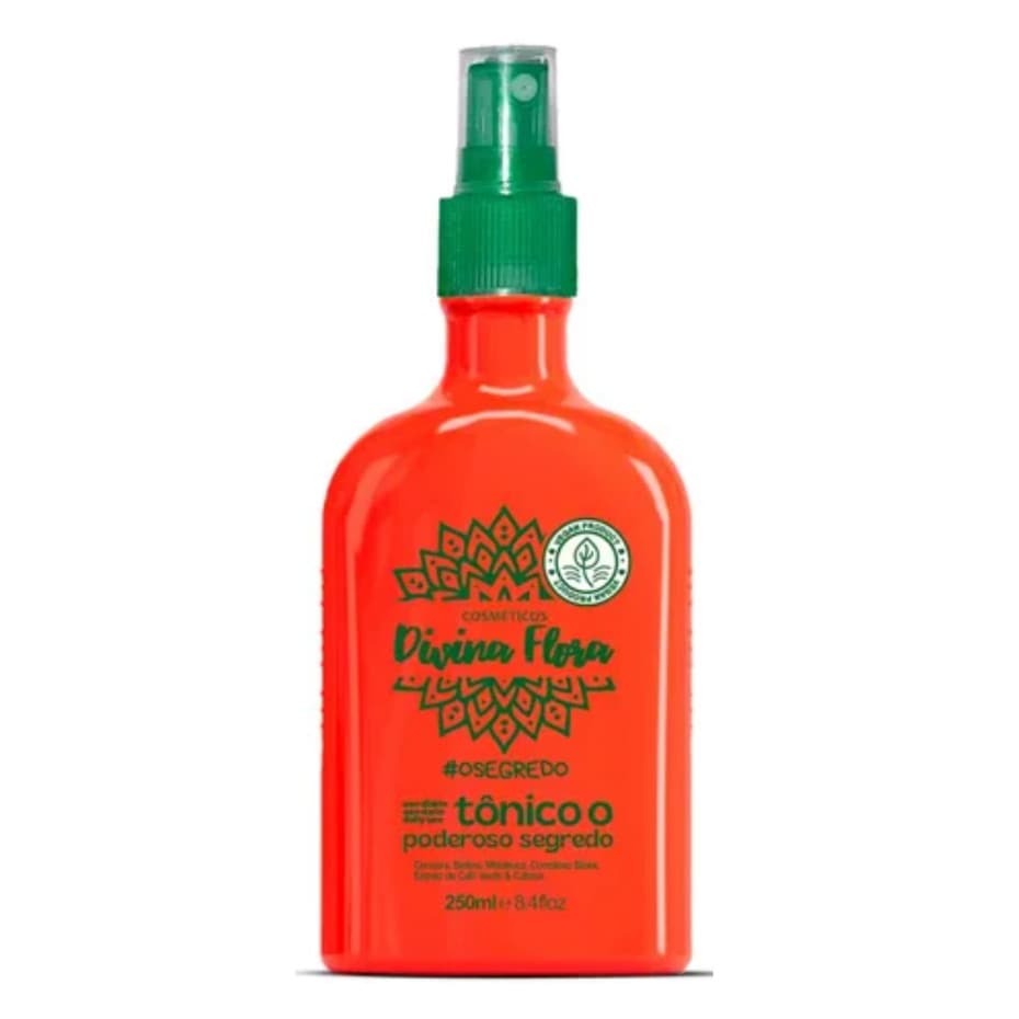 Tônico Crescimento Capilar Divina Flora O Poderoso Segredo 255ml