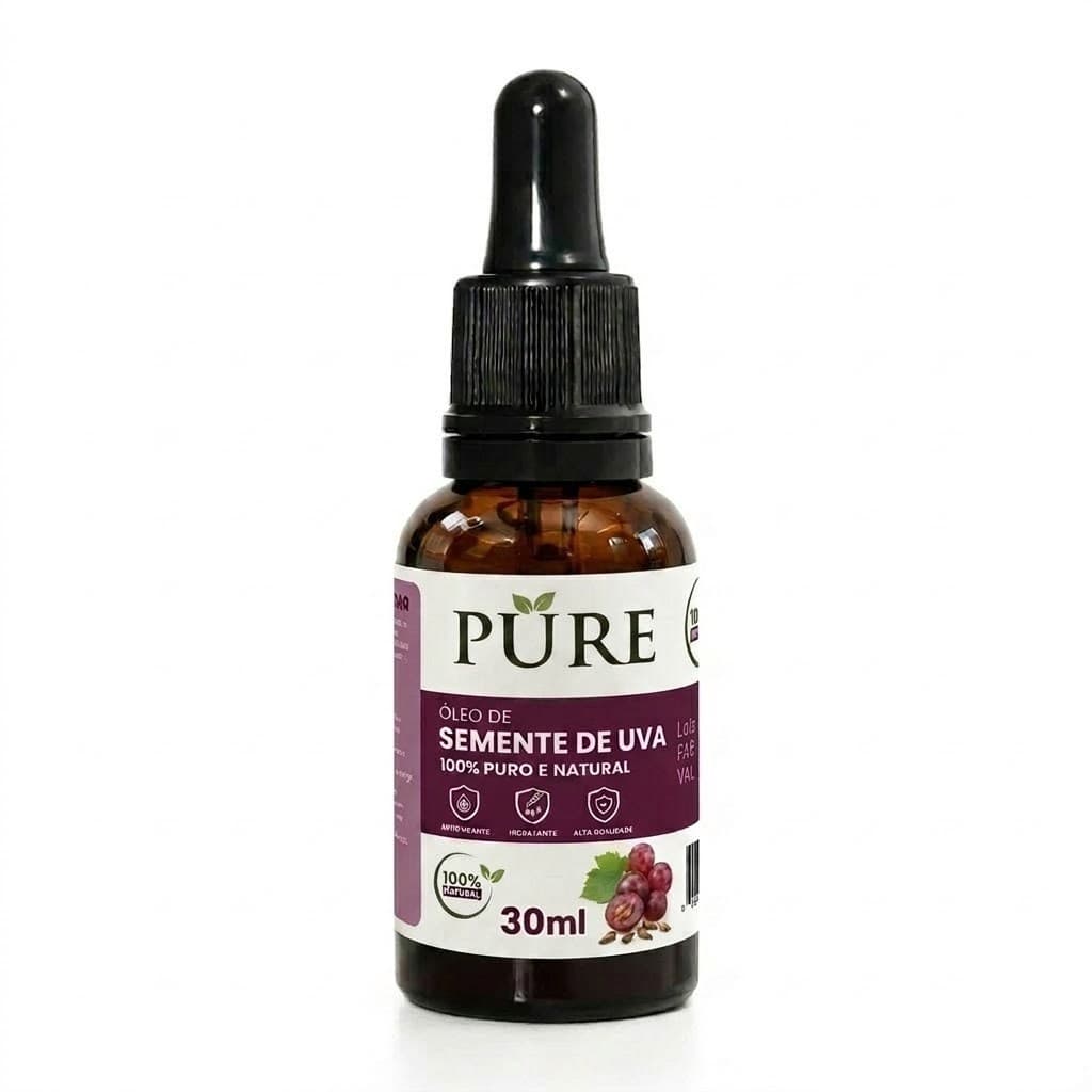 Oleo Vegetal de Semente de Uva 100% PURO
