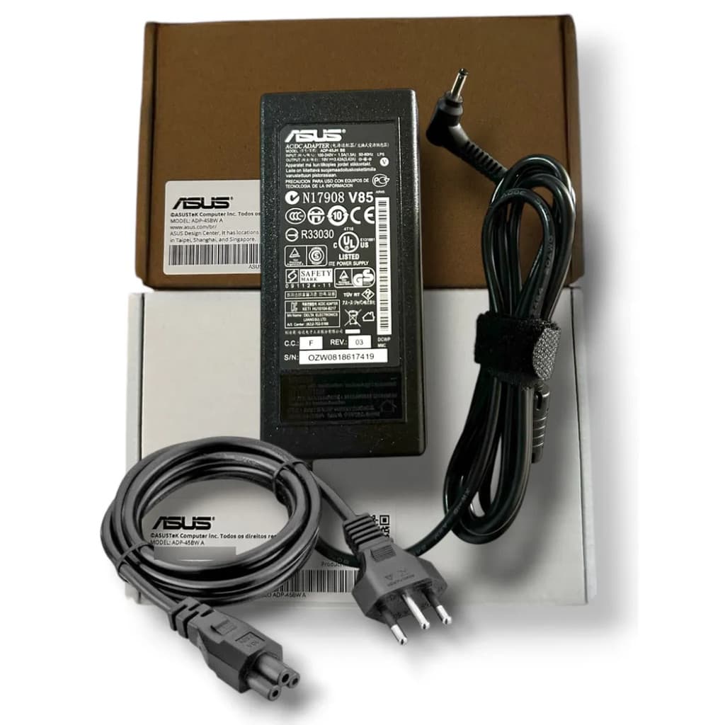 Carregador 19v Para Notebook Asus Zenbook Ux31e Plug Agulha