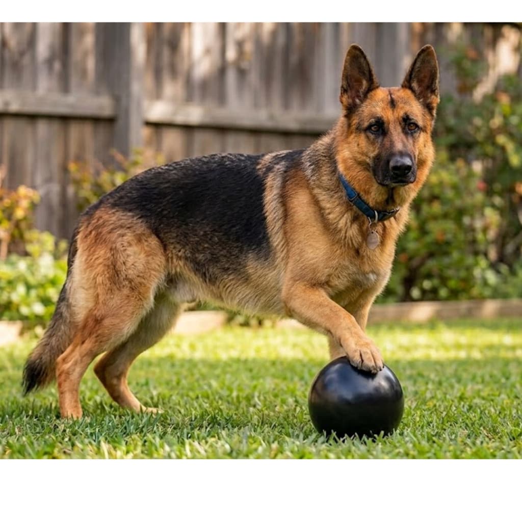 Bolinha Pet Borracha Maciça 10cm para Cachorro Raça Grande