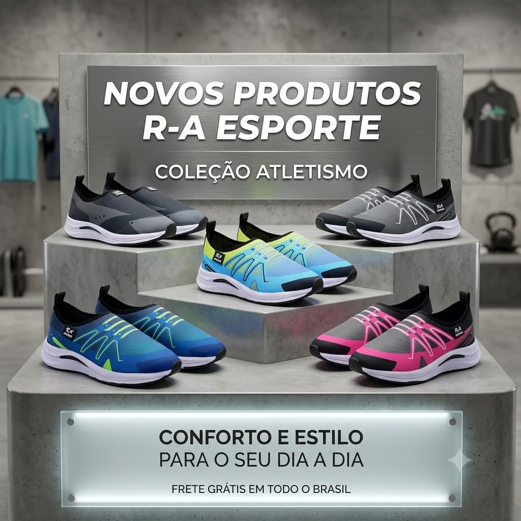 Sapatilha Tênis meia para leve, macio e perfeito para atividades físicas RA ESPORTE MICRO EXPANDIDO