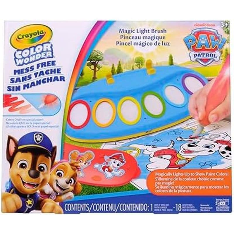Pincel De Luz Mágica Crayola Color Wonder , Estação De Pintura Sem Bagunça Para Crianças , Presente Brinquedo De Ativida