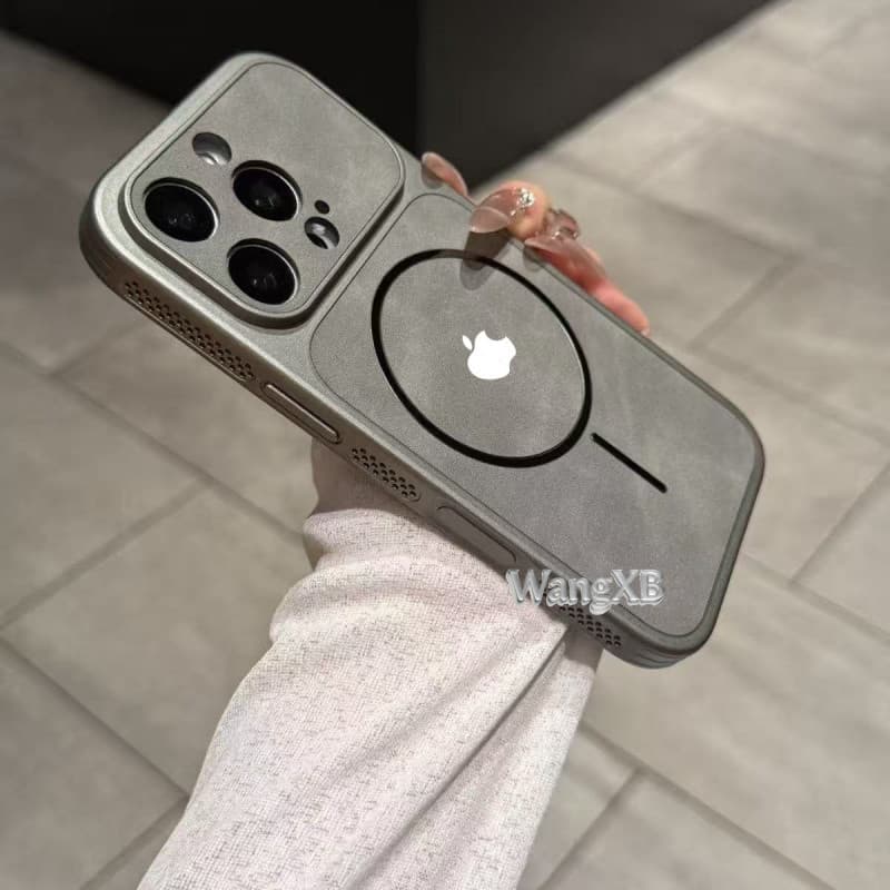 { Luxurioso , Fosco , Magnético } Capa Protetora À Prova De Choque , Adequada Para iPhone 17 , 16 , 15 , 14 , 13 Pro Max