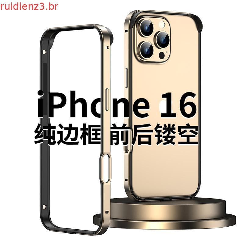 Metal De Alumínio Pára-Choques Quadro Macio Interior Silicone Caso Para IPhone 15 14 13 11 16 Pro Max 12 Mini Plus XR X