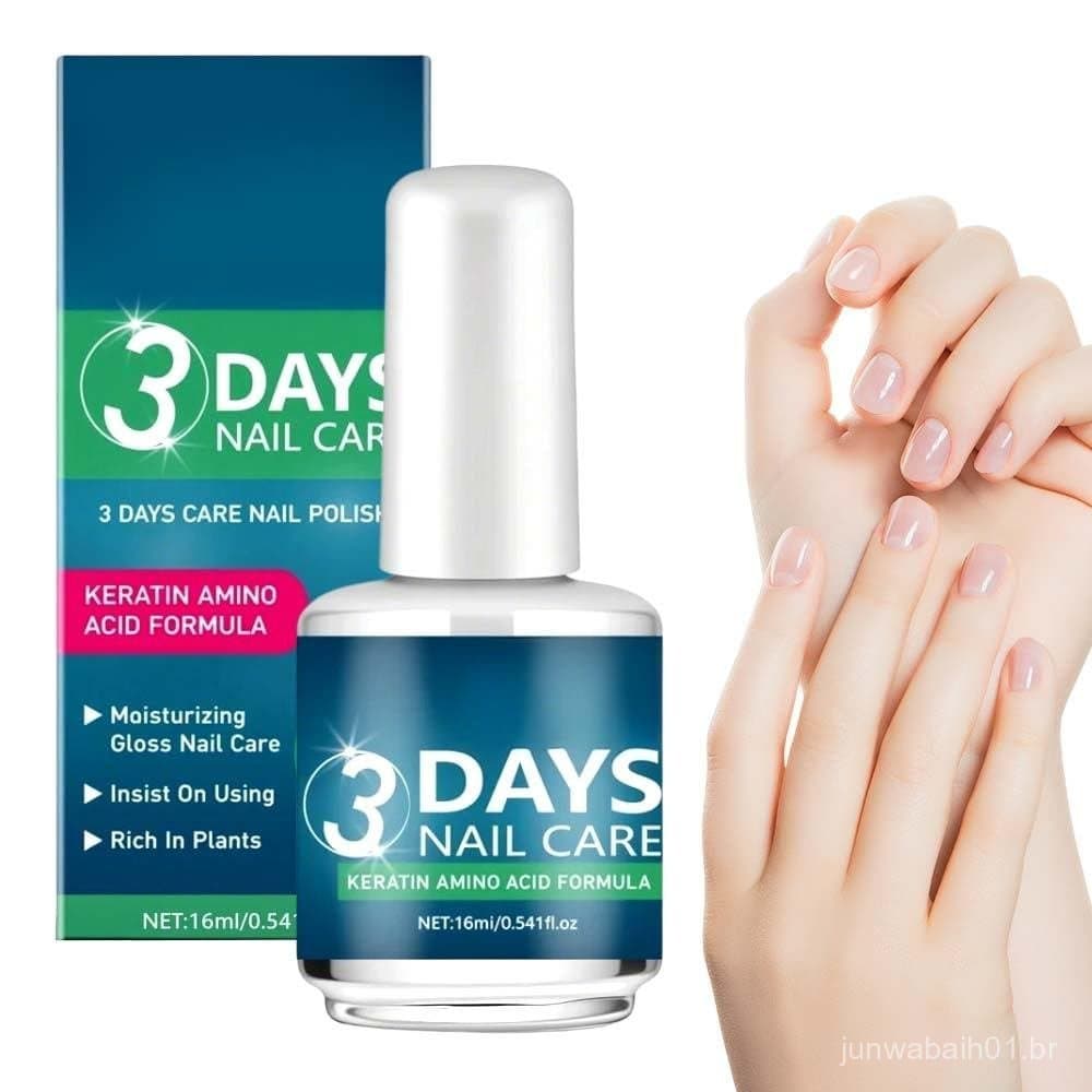 Óleo para Unhas com Queratina para 3 Dias 2026 Novo Fortalecedor de Unhas com Queratina para Uso Diário, Fortalece e Hid