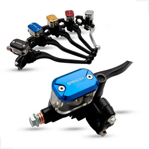 Burrinho De Freio Esportivo Para Motos Cg Titan125/150/160, Twister, Pcx E  Cb 300-Azul(Azul)