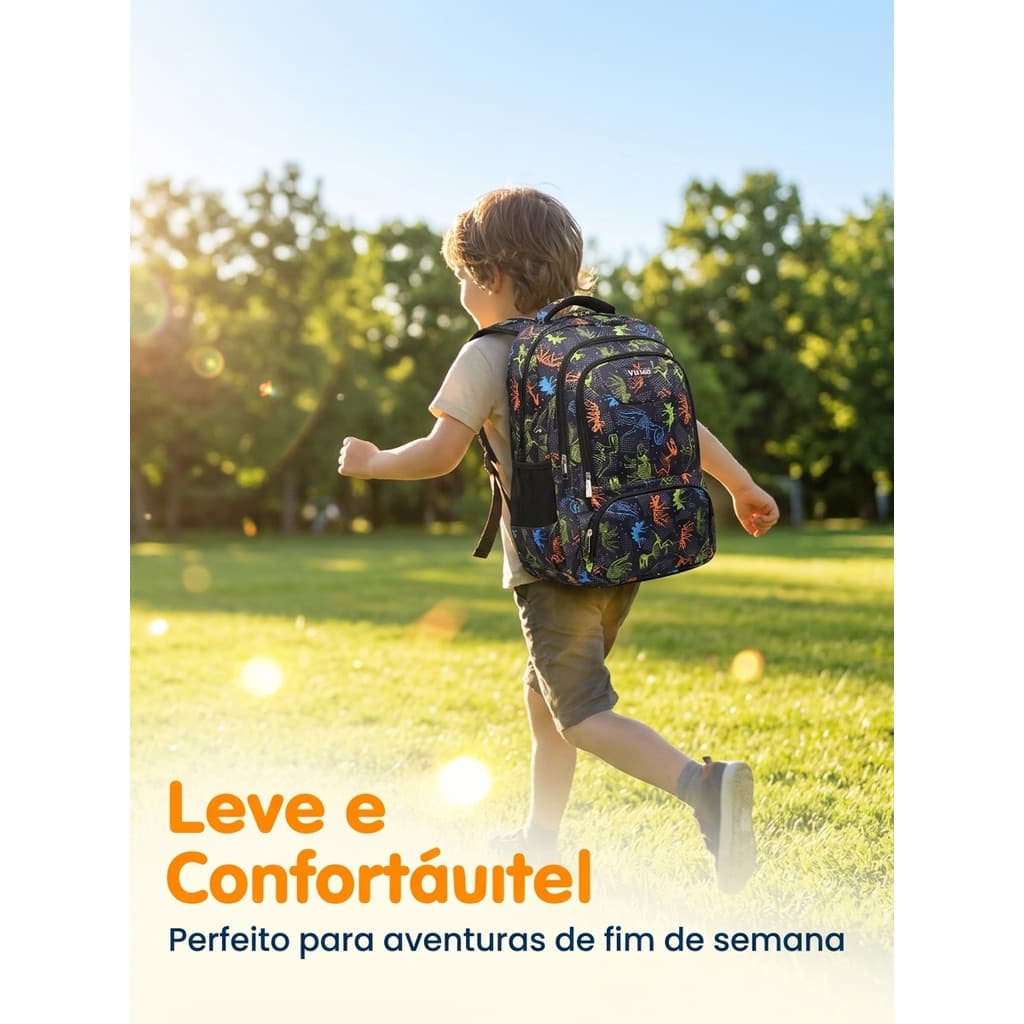 Mochila impermeável estampada Sun Universe 2025 para meninos e meninas adolescentes