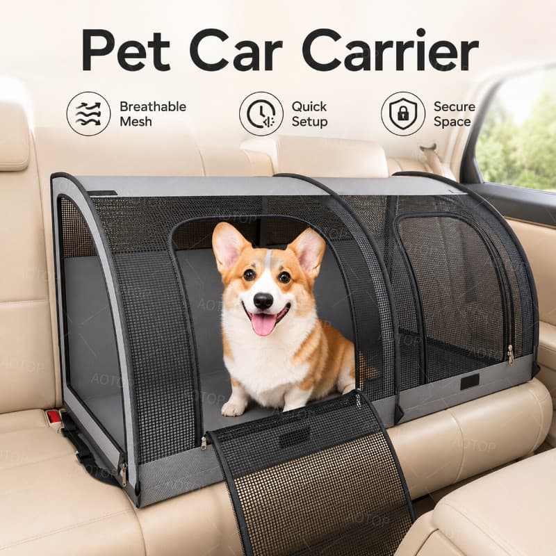 Capa Pet Protetora Luxo Banco Traseiro Carro Capa Protetora Pet Impermeável para Banco de Carro com Cinto de Segurança