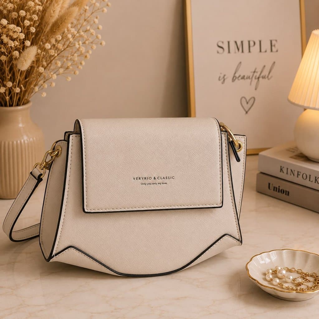 Bolsa Feminina Transversal Elegante Alça Ajustável Estilo Casual e Social Luxo