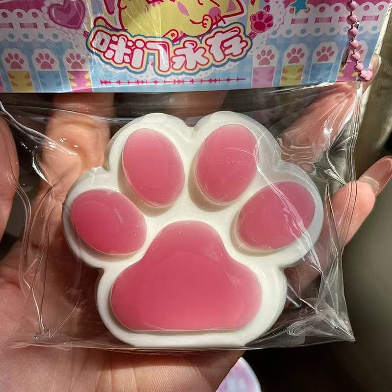 Arco-íris gato garra pitada música novidade brinquedo de descompressão pitada lama ruim recuperação lenta pelúcia