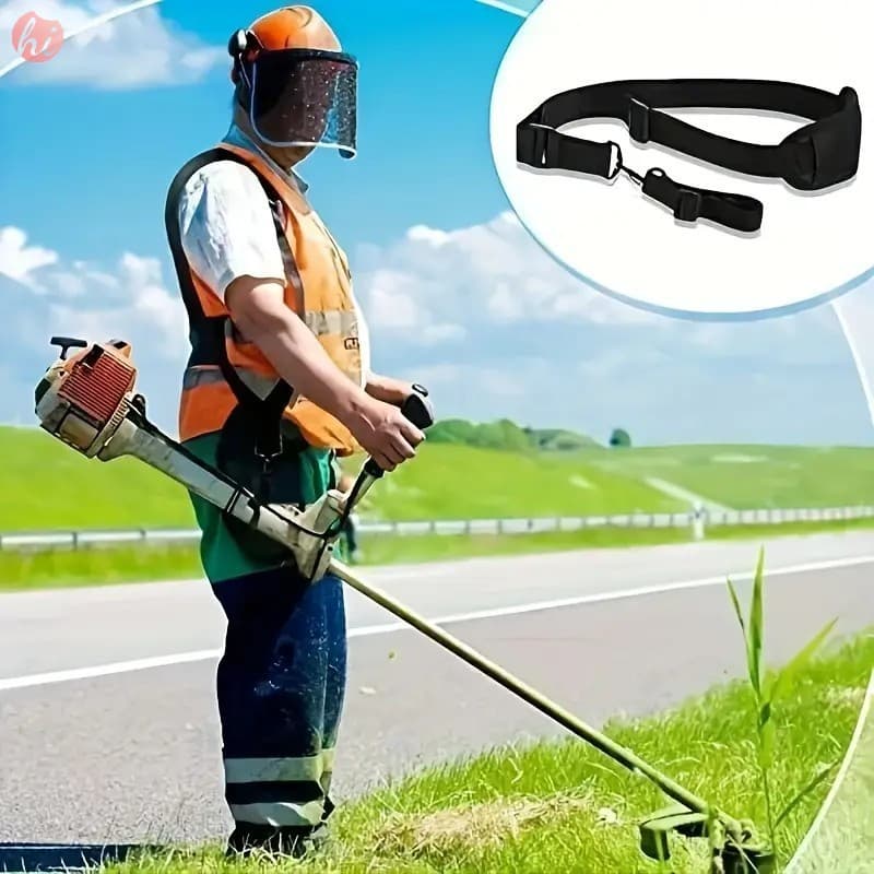 Alça De Ombro Ajustável Universal Para Cortador De Grama Externo E Soprador