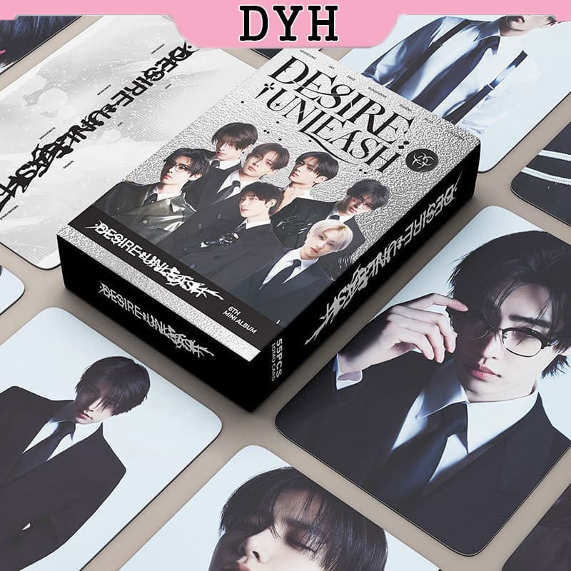 55 peças de cartões LOMO do ENHYPEN, DESIRE UNLEASH 6º Álbum, Photocard, Coleção KPOP MPO6 EUVT