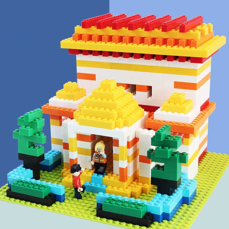 MOC Inserção Educacional Brinquedos De Plástico Pequenas Partículas Blocos De Construção Em Massa DIY Acessórios Básicos