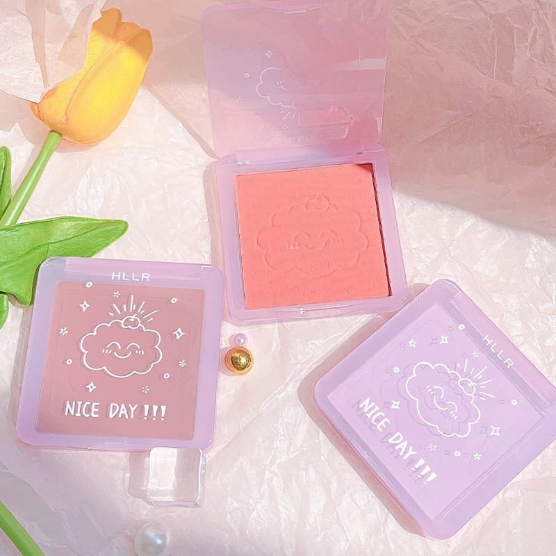 Helen Beauty Novo Estilo Fosco Suave Névoa Blush Estudante Barato Rouge Maquiagem Contorno Maquiagem Nua