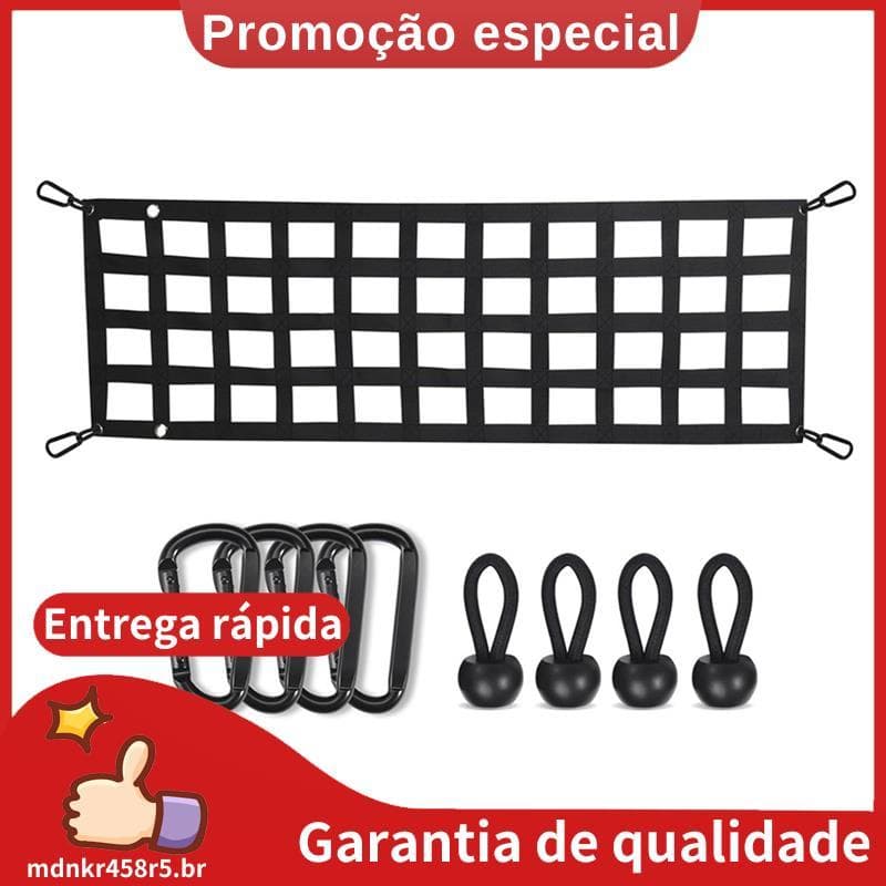 Organizador De Porta-Malas De Carro , Rede De Proteção Para Caminhonete , Cama De Carga Armazenamento Acessórios Divisor