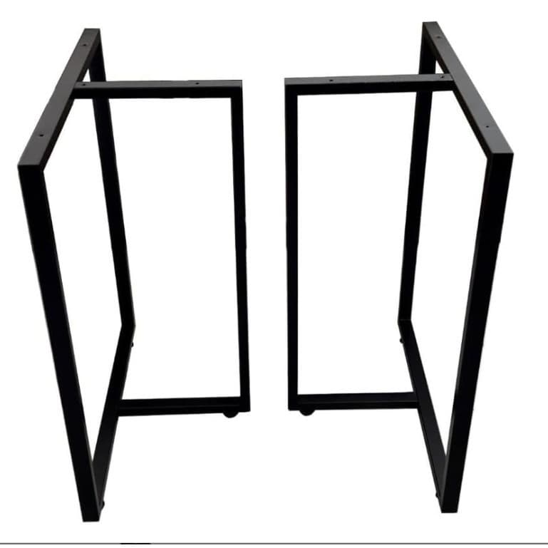 Pés de Mesa Industrial Estilo Moderna 60x75cm Aço Reforçado e Pintura Eletrostática