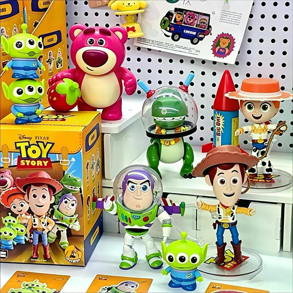 2026 novo produto genuíno Disney Toy Story mistério caixa jogar coração retorno figura de ação montado figura periférica