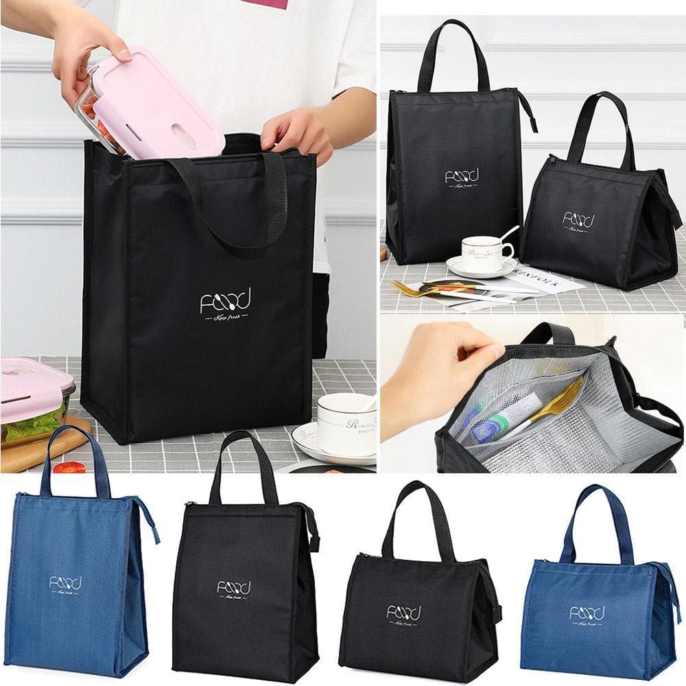Sacos Térmicos Para Viagem , Unissex , Caixa De Armazenamento De Alimentos , Zíper Manual , Isolamento Térmico , Bolsa D