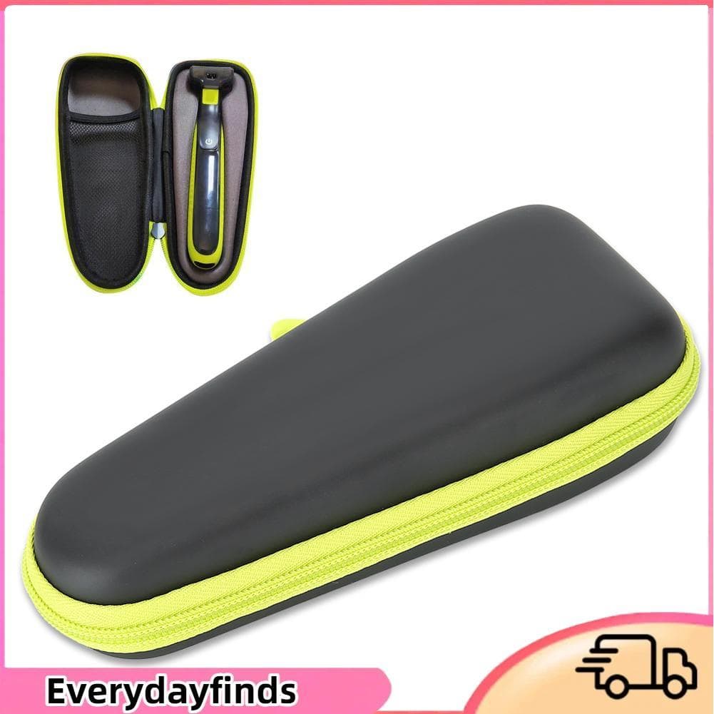 Everydayfinds-br Everydayfinds-br bolsa de armazenamento para barbeador elétrico, para oneblade qp2530/qp2520, maleta