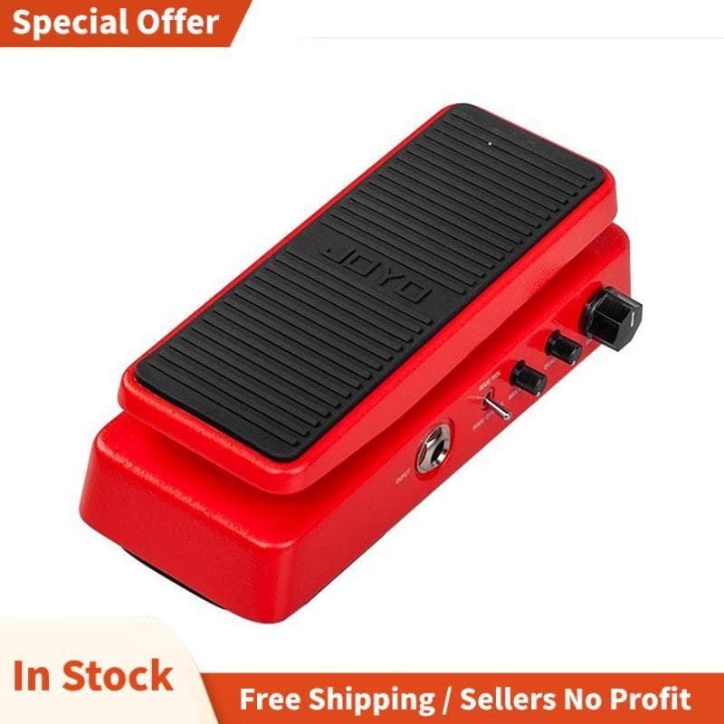 Pedal De Efeito Wah-II Com Controle De Volume Ativo Funções Multifuncional Para Guitarra Elétrica