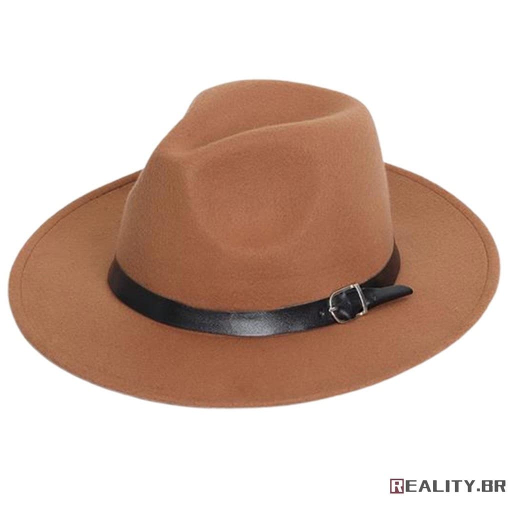 RL - Chapéu Fedora Jazz Vintage Elegante de Aba Larga e Macia para Homens e Mulheres, Ideal para Festas Casuais PU3E