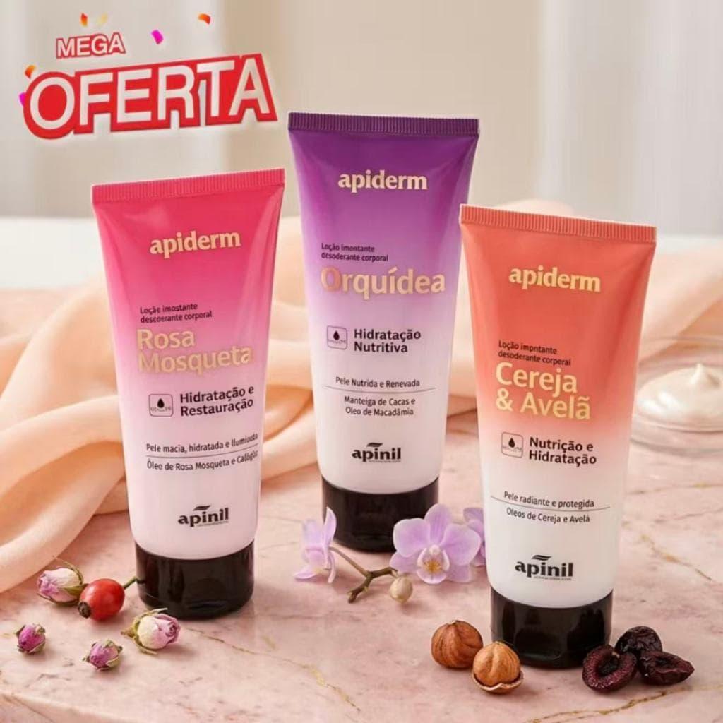 Loção Hidratante Apiderm 190g - Apinil