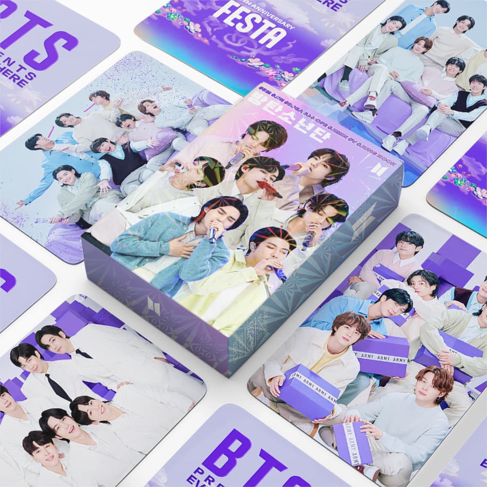 92 cartões fotográficos Lomo do BTS FESTA, mini adesivos, colecionáveis Kpop disponíveis em estoque VPIP