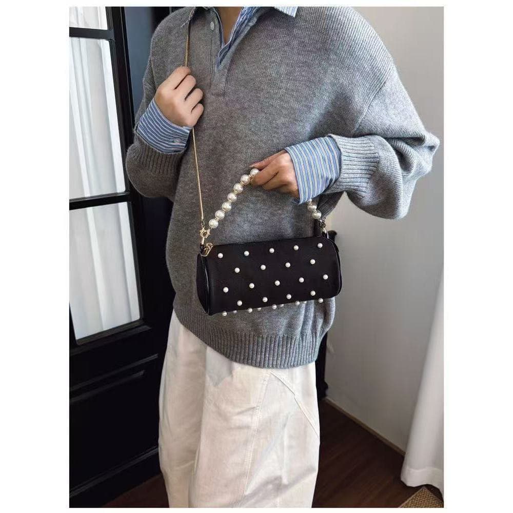 Nova Bolsa De Travesseiro De Pérola De 4 Cores De Alta Qualidade , Pequena Requintada crossbody De Ombro Único