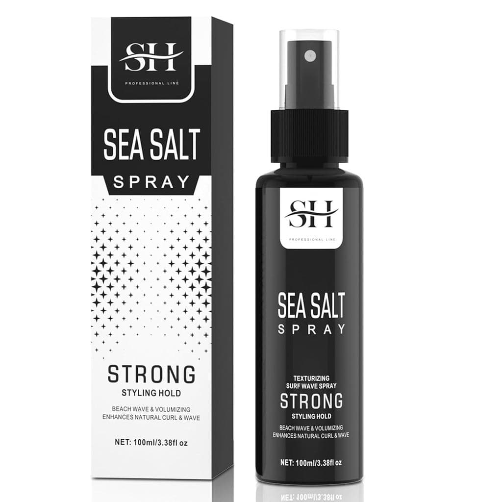 Spray de Sal Marinho Gowwim, Spray Volumizador e Texturizador para Cabelo com Algas Marinhas, Spray Texturizador de Sal