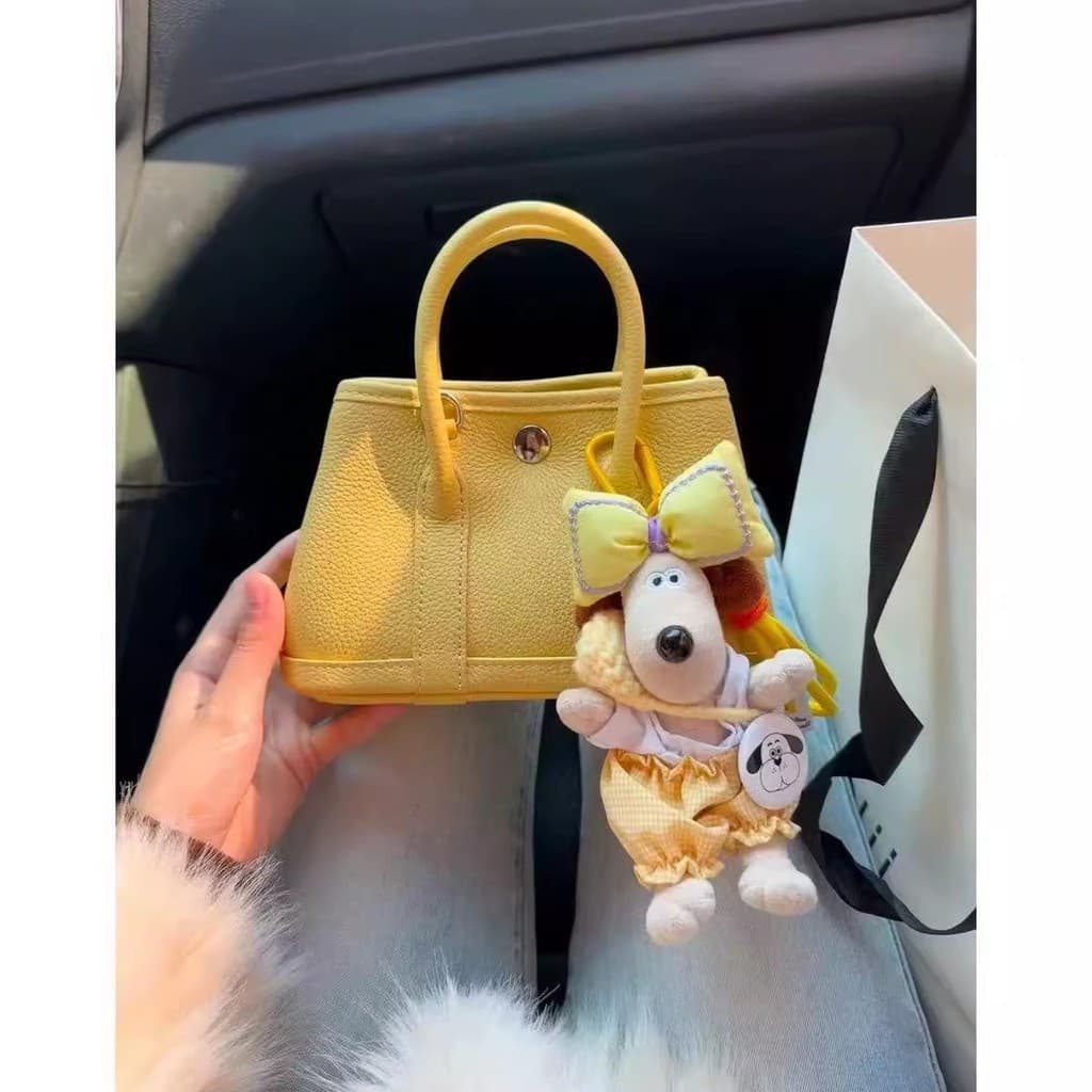 Bolsa feminina 2026 novo estilo série coreana bolsa de jardim PU Mini bolsa mensageiro feminina de ombro portátil