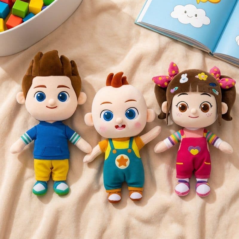 Bebê JOJO portador bebê brinquedo de pelúcia bonito infantil reconfortante boneca crianças irmã princesa presente aniver