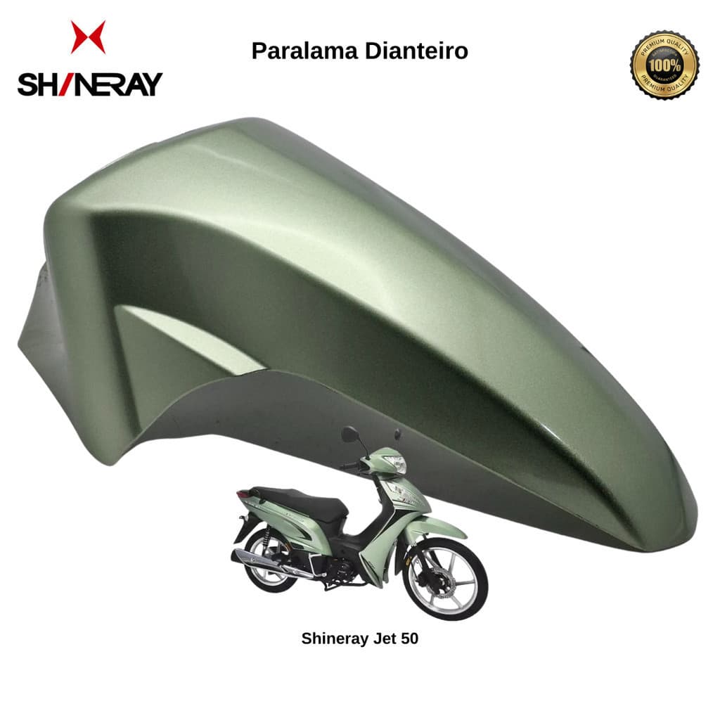 Paralama Dianteiro Shineray Jet 50 Jet 50x Jet 125 Verde