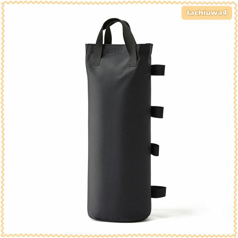 [Tachiuwa3] Saco De Peso Para Areia Cilíndrico Com Alças Preto Alça Planejadores De Eventos , Campistas , Ancoragem De D