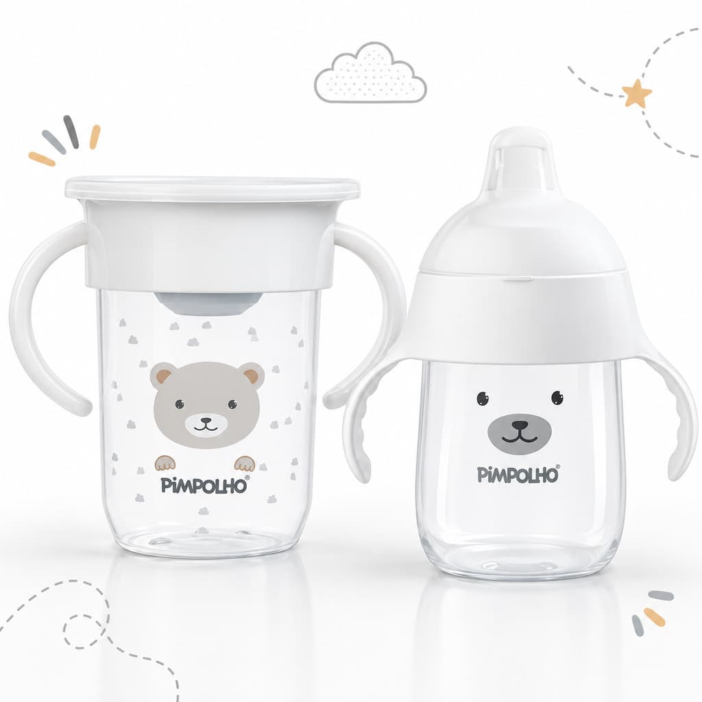 Copos Unisex Pimpolho Treinamento 240ML