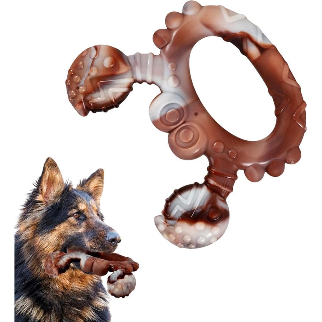 Brinquedo para Cães JoanofArc de Nylon Durável, Brinquedos Indestrutíveis para Cães com Mordida Agressiva, Brinquedos de