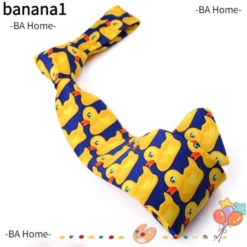 BA Ducky Tie, Amarelo Como Eu Eu Me encontrei Sua Mãe Gravata Gravatas, Pato De Borracha 8cm Impresso Gravata Z8QV