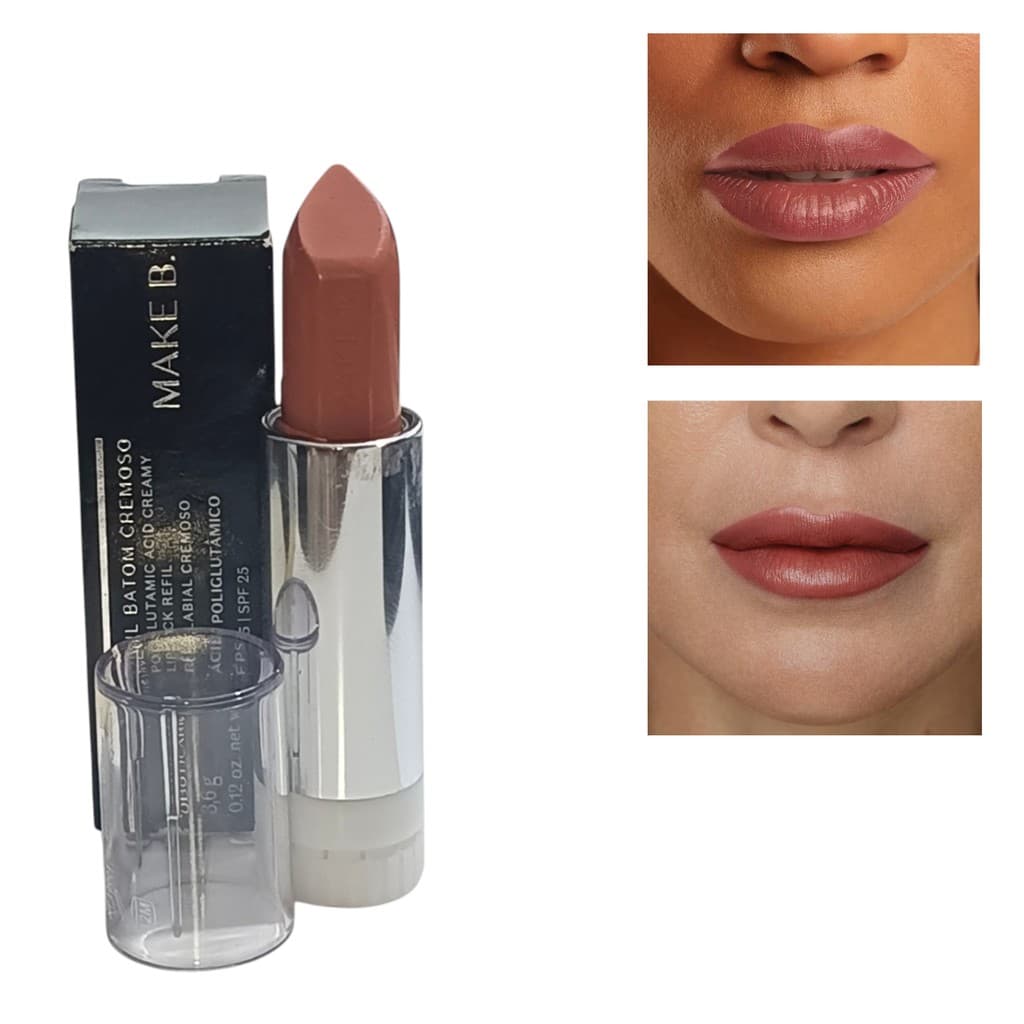 O Boticario Make B REFIL Batom Cremoso SOFT NUDE 3,6g