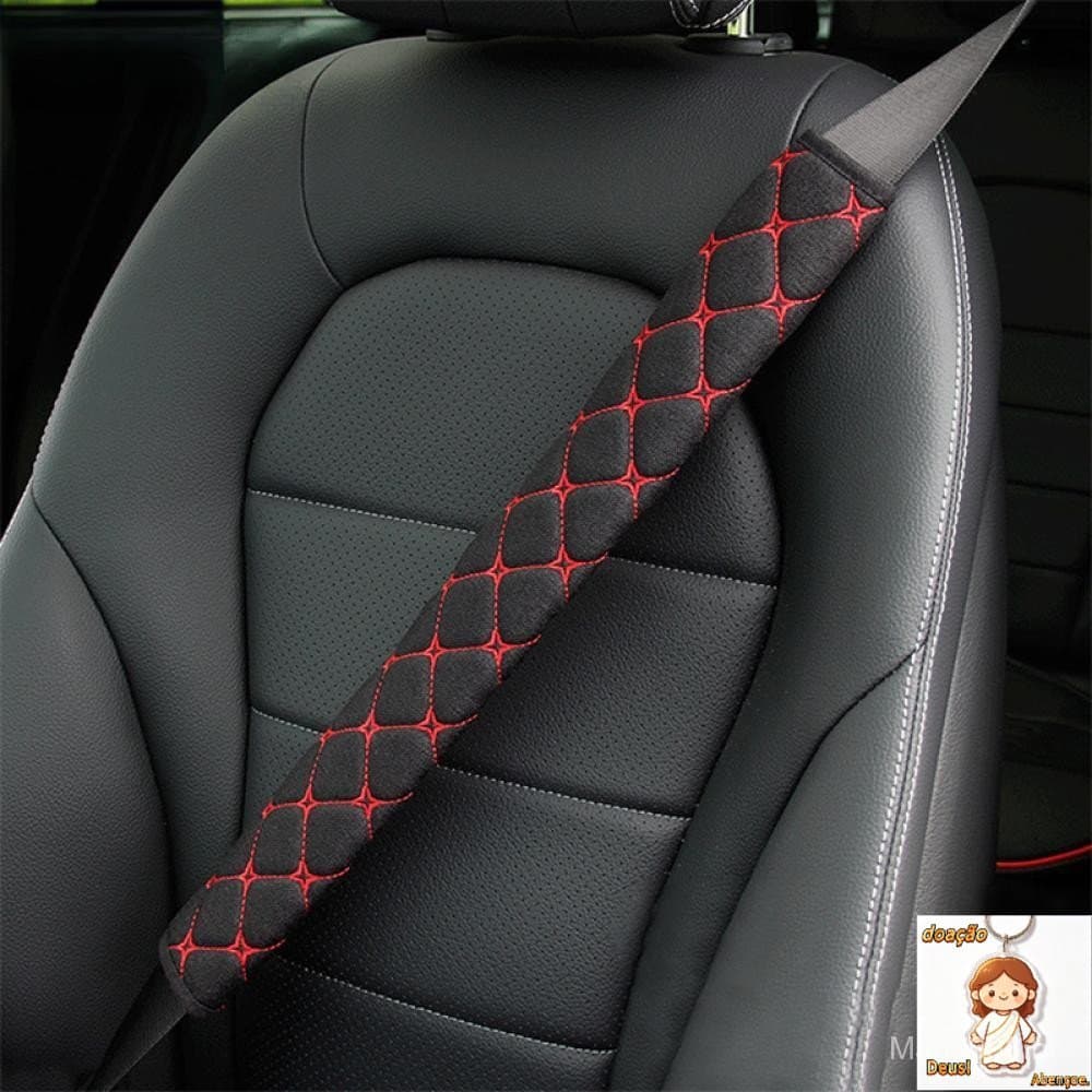 1 Peça Protetor de Ombro para Cinto de Segurança de Carro 50cm/75cm, Almofada Respirável, Acessórios Internos para Todas