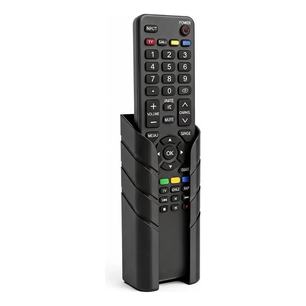 Suporte de Parede Porta Controle Remoto Universal Ar Condicionado Tv Ventilador Fita 3M Extra Forte Sem Furar