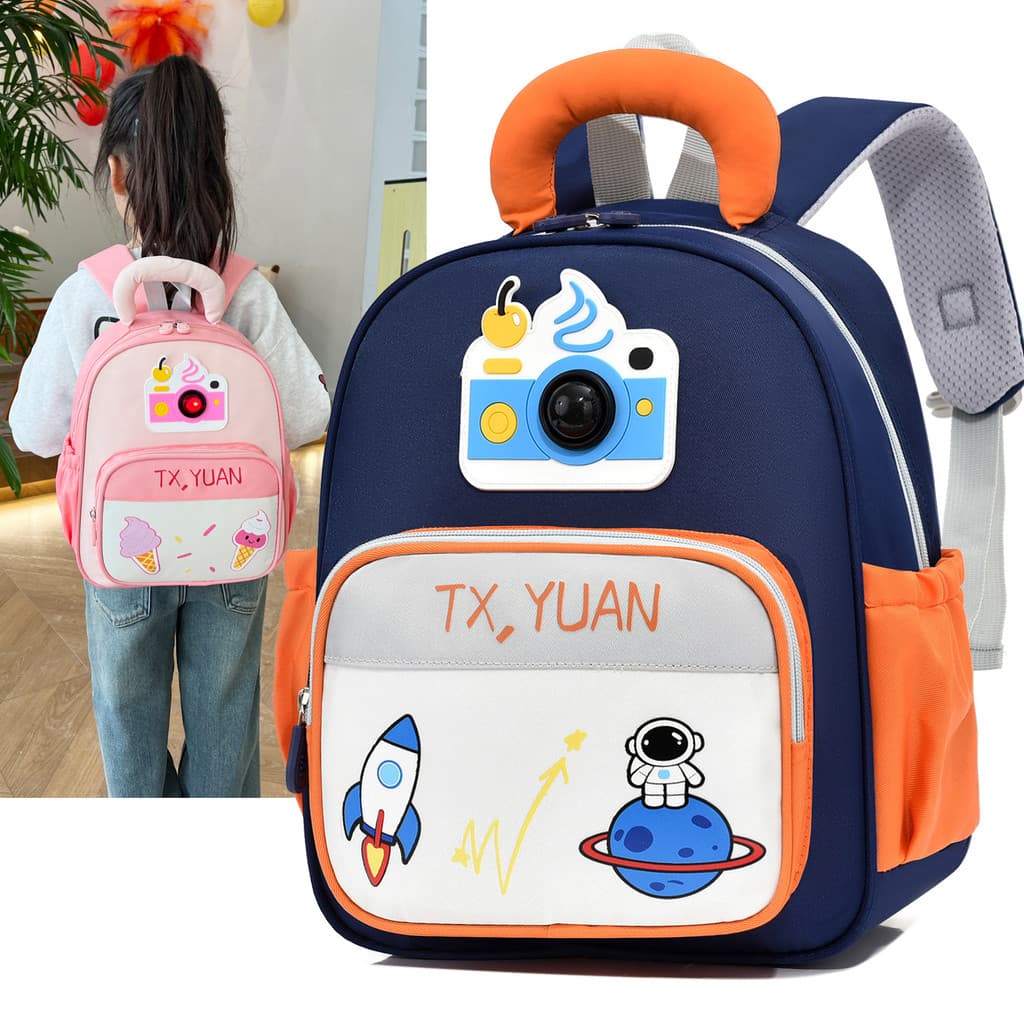 Mochila Escolar Infantil de Desenho Animado para Crianças do Jardim de Infância Mais Velhas, Mochila Leve, Novo Modelo p
