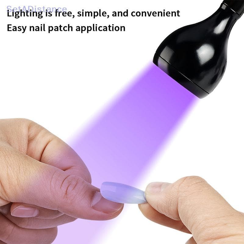 SetADistance Secador De Unhas Luz UV Lâmpada Para Secagem De Gel Esmalte Interruptor De Pé Clip-On Mesa Flexível Mini US