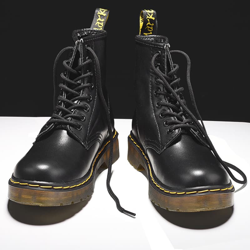 2025 novo estilo outono inverno 1460 Martin botas de alta qualidade 8 buracos rendas casal sapatos de couro das mulheres