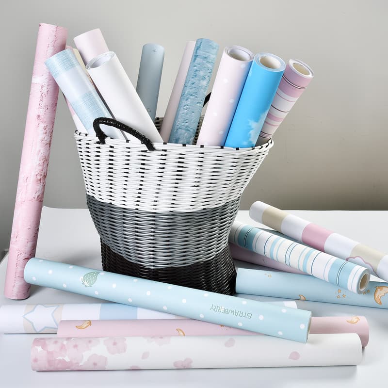 Influenciador papel de parede auto-adesivo quarto quente papel de parede estudante universitário dormitório adesivos de
