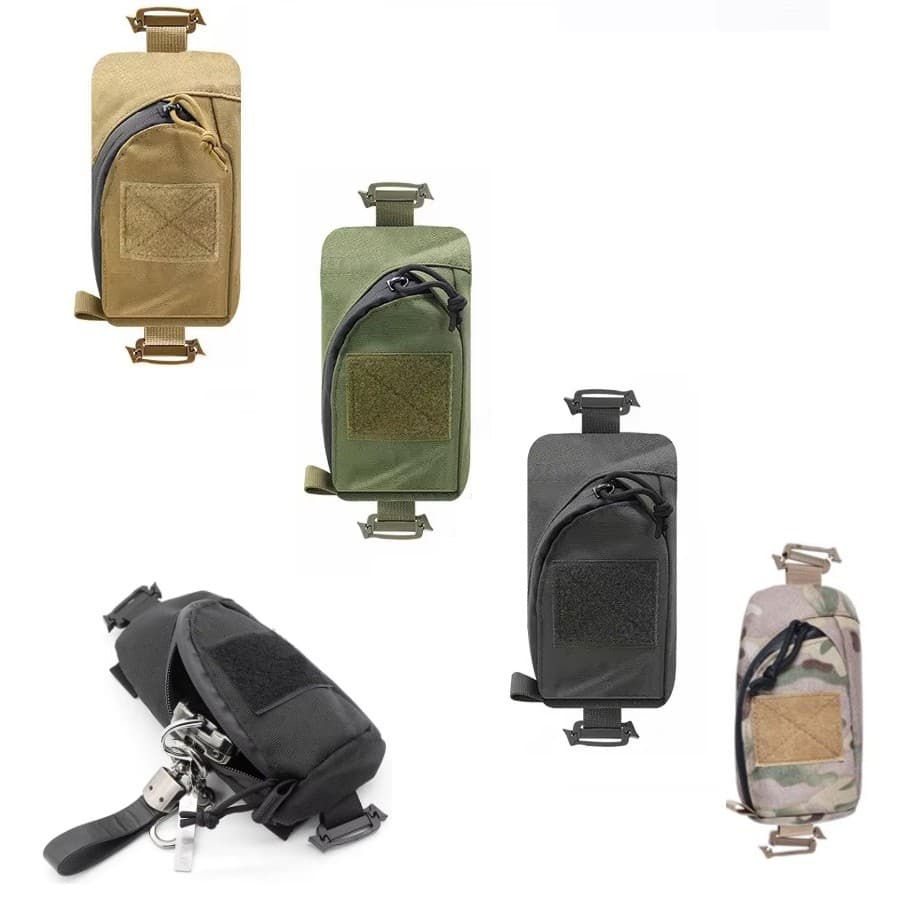 Bolsa De Acessórios EDC Ao Ar Livre , Estendida Com Alça De Ombro Para Mochila Armazenamento Celular Viagens E Caminhada