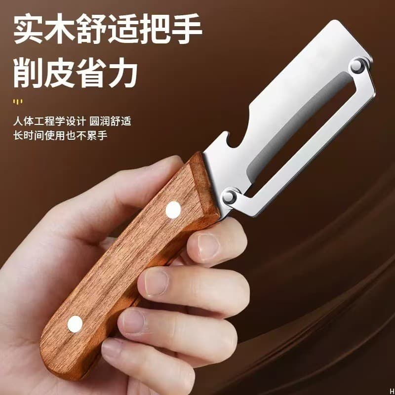 Descascador multifuncional de frutas e vegetais, utensílio de cozinha para descascar abacaxi e cana-de-açúcar, abridor d