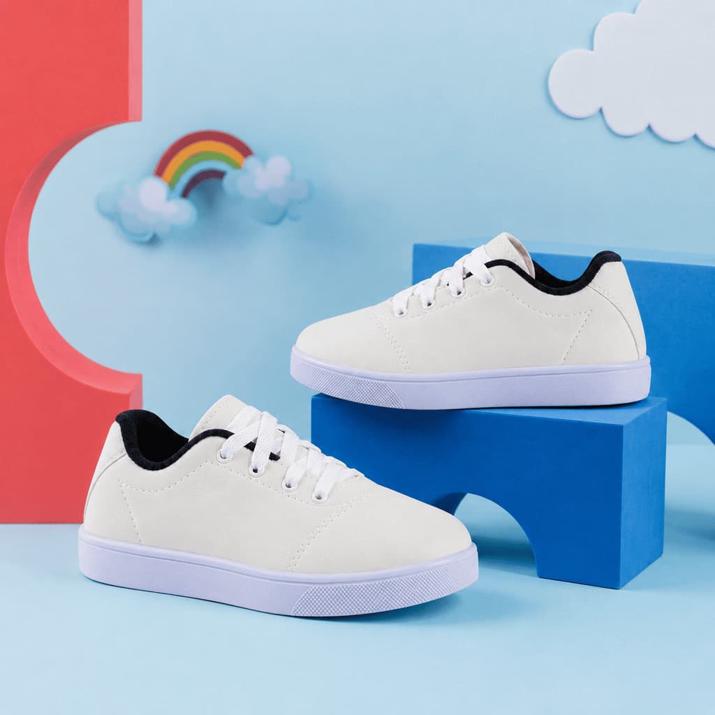 Tênis Infantil Casual Confortável Resistente Leve Original Couro Sintético Durável Para Escola e Passeio Entrega Rapida