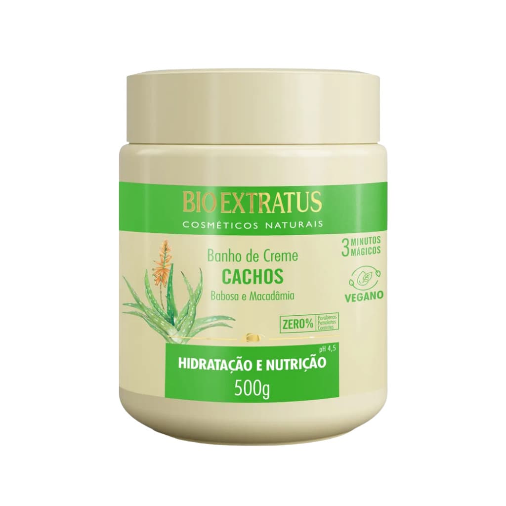 Banho de Creme Bio Extratus Cachos 500g