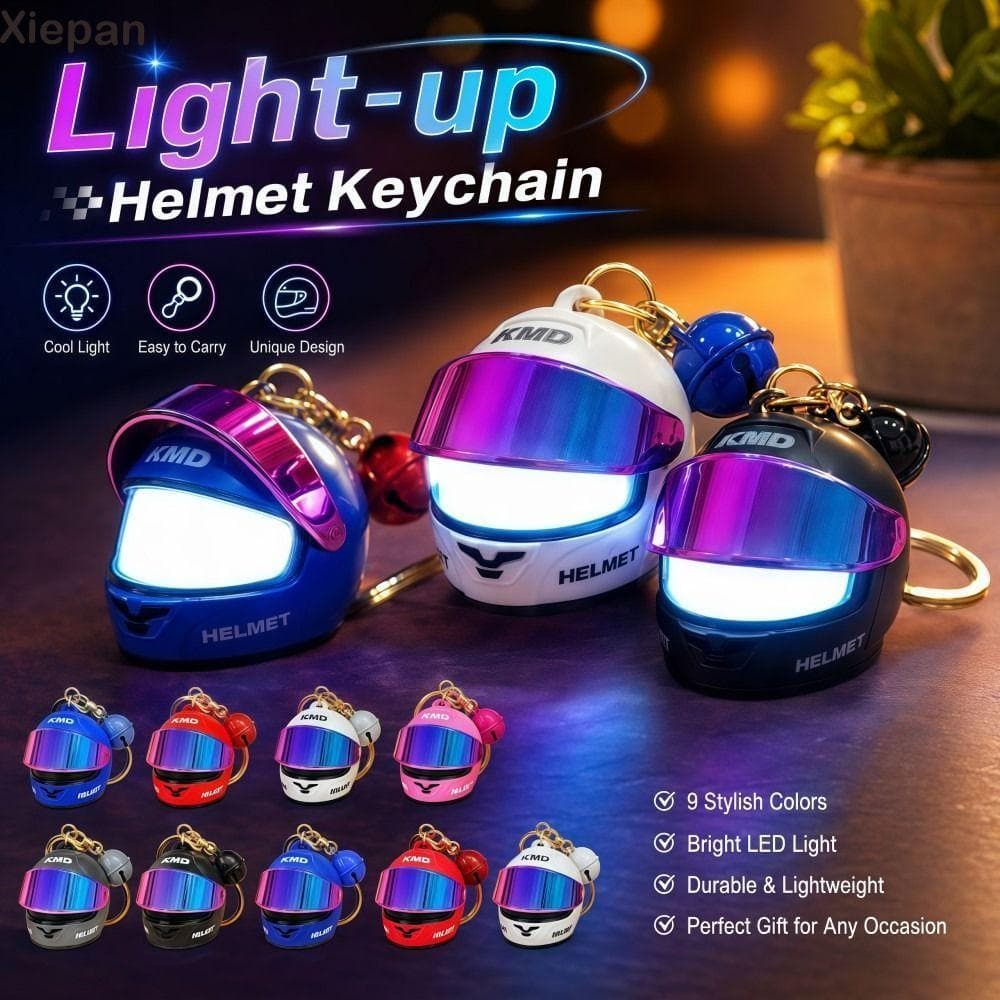 XIEPANGO Mini Pingente De Luz Noturna , Chaveiro Versátil E Legal Para Capacete Iluminado , Multifuncional Bolsa De